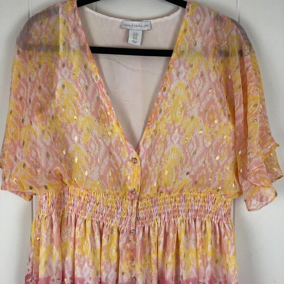 House of Harlow 1960 Womens Dress Maxi Elastic Empire Waist X-Small - Picture 4 of 12